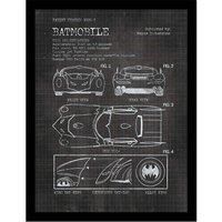 Batman (Batmobile Patent) Collector Print (Framed)