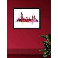 The Art Group New York Skyline By Summer Thornton Framed Print