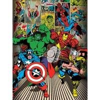 Marvel Comics (Here Come The Heroes) 60x80 Canvas