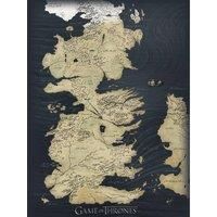 Game Of Thrones map - 30 X 40Cm