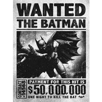 Batman Arkham Origins wanted 30X40