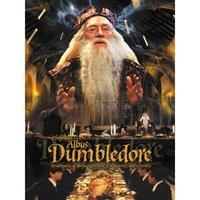 Harry Potter Dumbledore Canvas Print (50cm x 40cm) (White/Black/Gold)