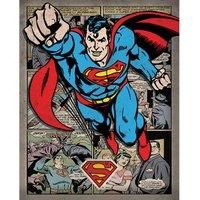 Superman comic Montage - 40 X 50Cm