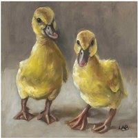 Louise Brown "So Cute" Canvas Print, Cotton, Multi-Colour, 3.20 x 40.00 x 40.00 cm