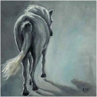 Art Group The Louise Brown (Misty) -Canvas Print 85 x 85cm, Wood, Multi-Colour, 85 x 85 x 1.3 cm