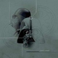 Star Wars (Darth Vader Diagram) 40x40 Canvas