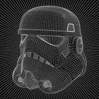 Star Wars (Stormtrooper Wire) 40x40 Canvas