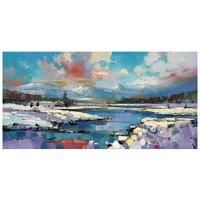 The Art Group Scott Naismith (Glen Spean Snow) 30x60cm