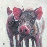 The Art Group Louise Brown Heads Or Tails Canvas Print, Cotton, Multi-Colour, 1.8 x 40 x 40 cm