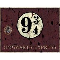 Pyramid International HARRY POTTER Canvas Print Hogwarts Express 9 ¾ 60cm x 80cm - Official Merchandise