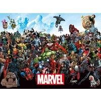 Marvel Comics "Marvel Universe" Canvas Print, Cotton, Multi-Colour, 3.20 x 60.00 x 80.00 cm