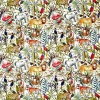 Prestigious Textiles King Of The Jungle Digital Fabric Safari