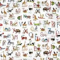 Prestigious Textiles Animal Alphabet Digital Fabric Paintbox