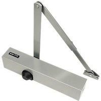 Briton 2130B Overhead Door Closer Silver, 2-6 Adjustable Closer, EN 1154