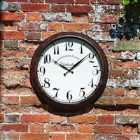 Cheltenham 24'' Indoor & Outdoor Garden Clock Ideal Gift for Patio & Home Decor