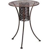 Solar Powered LED Table Moroccan Style Garden Patio Outdoor Furniture Stylish