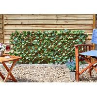 Expandable Leaf Trellis Artificial Garden Decor Outdoor Lattice Privacy Screen