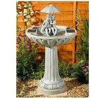 Smart Solar Ornamental Umbrella Fountain Water Feature