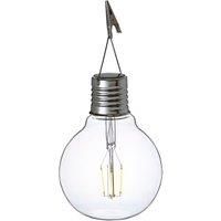 Smart Garden Outdoor Solar Powered Eureka Vintage Lightbulb Retro Hanging Light