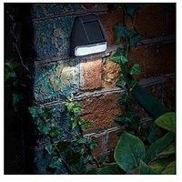 Smart Garden Pack of 4 Solar Powered Wall Fence Post Light 3 Lumen Bright New