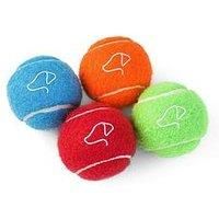 Zoon Pooch 6.5cm Squeaky Tennis Balls - 12 Pack