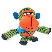 ZOON Strong Tough Fun Dura Chimp tug of war Dog Toy with Squeaker