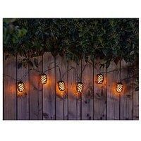10x Solar Flame Effect String Lights LED Hanging Garden Fence Wall Tree Shrub