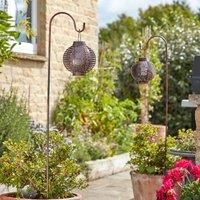 Smart Solar Forli Flaming Lantern