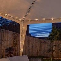 Smart Garden Outdoor Solar Powered Multi-Function 140 LEDs Gazebo String Lights
