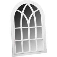 Outside In Victorian Home & Garden Mirror - Silvergris, Cream