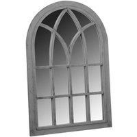 Outside In Victorian Home & Garden Mirror - Slate, Grey