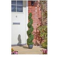 Topiary Twirl Tree Large Garden Patio Decorative Outdoor Plant 120cm Faux Bush