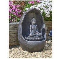 Smart Garden Buddha Water Fountain - Hybrid Solar Powered