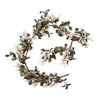 Christmas Artificial Garland Decoration 6ft Winter Berry Home Decor Luxury