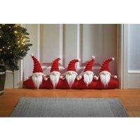 Smart Garden Gonks Christmas Draught Excluder - Grey & Red Available (Red)