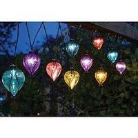 2.7m Solar Rainbow Balloon Flashing LED Outdoor Garden Patio Fairy String Lights