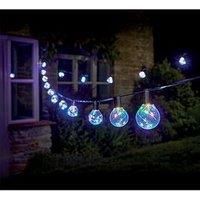 10 Firefly String Lights LED Multi Coloured Mains Powered Garden Outdoor Wedding
