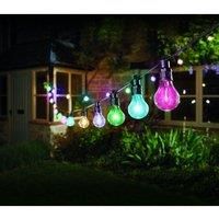 Eureka Lighting Decor Festoon LV String Lights, Multi Coloured - Set of 10