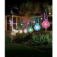 Eureka Lighting Decor Festoon LV String Lights, Multi Coloured - Set of 20, Clear