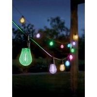 Eureka Lighting Vintage Festoon LV String Lights, Multi Coloured - Set of 10