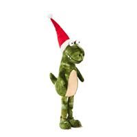 Standing Green Festive Dino - 60cm