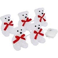 SMART GARDEN InLit Ice Polar Bear Lights - Set of 5