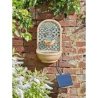 Smart Garden Aragon Wall Fountain Water Feature - Remote Solar Panel