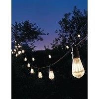 9.5m LED String Lights Fairy Garden 10 Warm White Lamps Interconnecting Mains