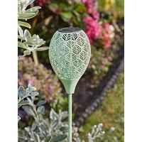 Solar Garden Stake Light Lantern LED Patio Torch Decoration Outdoor Lighting 2pc