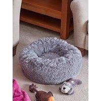Zoon Calming Fur Bed - Grey - Extra Large