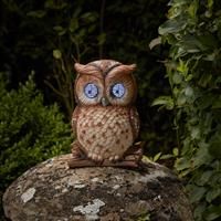 Solar Powered Winking & Blinking Owl