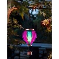 Smart Garden Aurora Solar Flaming Hot Air Balloon Lantern Hanging Light