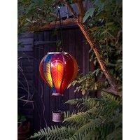 Solar Hot Air Balloon Garden Light, 62 cm, Rainbow Panels, 20 LED, Automatic Dusk Sensor