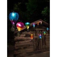 Smart Garden 10 Solar SkyRunner Hot Air Balloon String Lights Lightbulbs LED